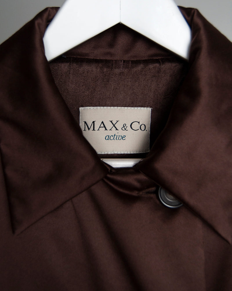 Max&Co satin down coat
