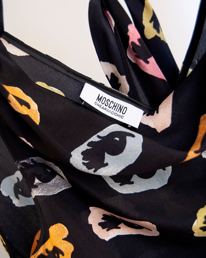 Moschino Cheap & Chic eye print blouse