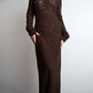 D&G brown lace dress