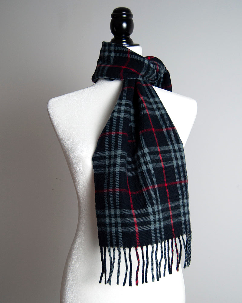 Burberry navy lambswool scarf