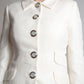 Versace silver button jacket