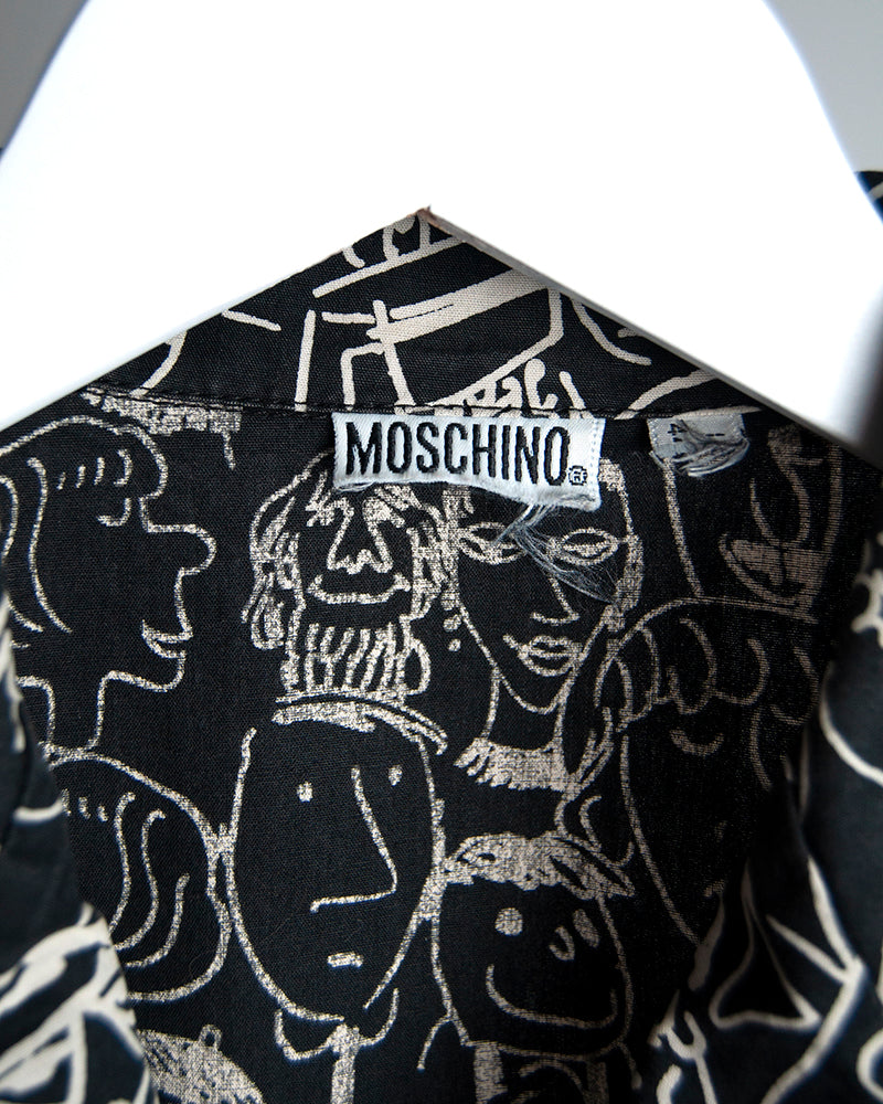 Moschino people print shirt