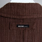 Moschino brown rustic blazer