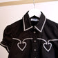 Moschino heart embroidery shirt