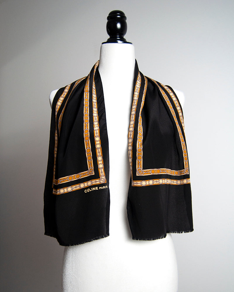 Some Things Never Fade designer vintage preloved Céline oldceline silk scarf