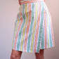 Versace multicolor striped skirt