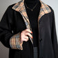 Some Things Never Fade designer vintage preloved Burberry Burberrys black waterproof trench coat raincoat check plaid