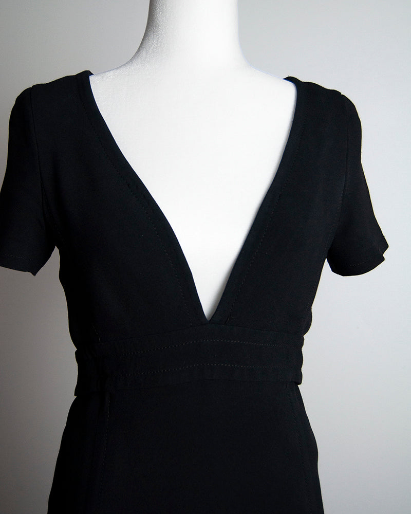 Prada black gown