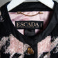 Some Things Never Fade designer vintage preloved Escada tweed houndstooth black pink Chanel style jacket golden handbag buttons