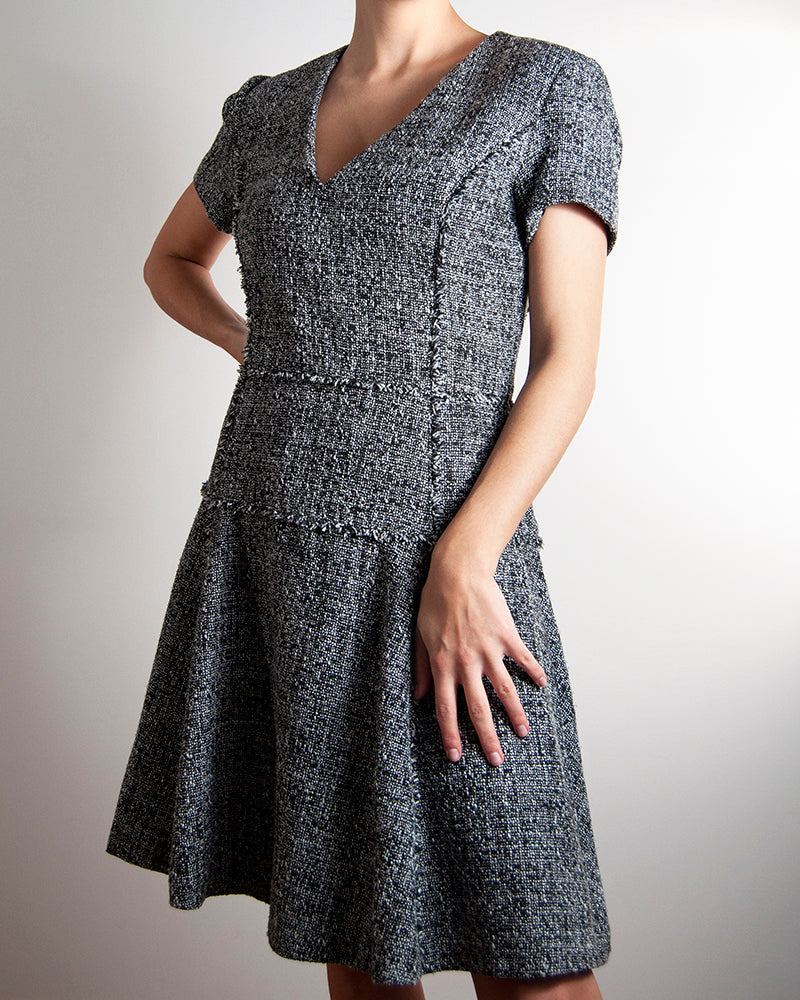 some things never fade preloved designer vintage michael kors chanel style tweed dress lady style