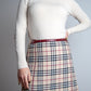 Burberry check print skirt