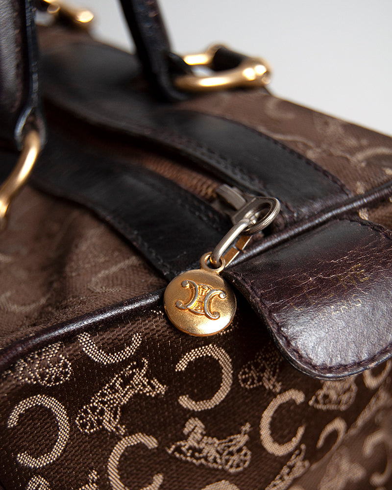 Celine Vintage macadam handbag and boston bag On website search