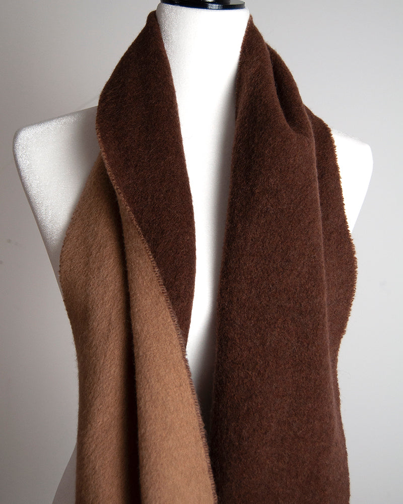 Ralph Lauren brown wool scarf