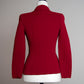 Armani texture red blazer