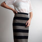 some things never fade preloved designer vintage escada stripe knit skirt