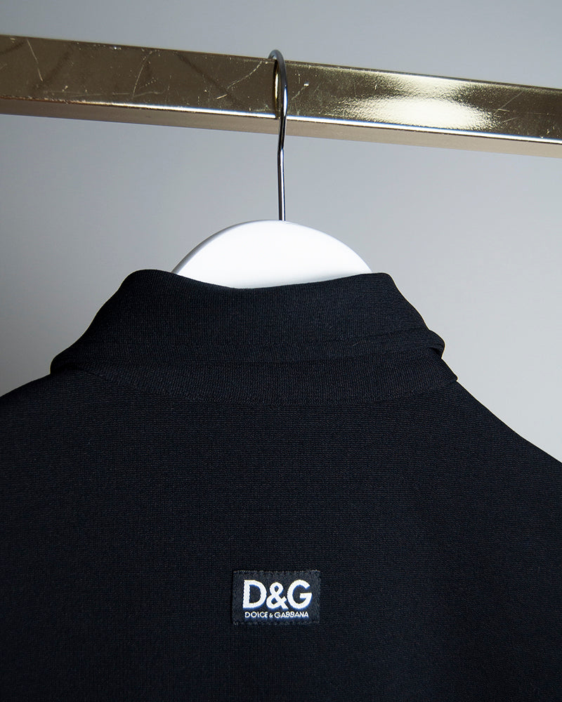 Camisa negra elástica D&G